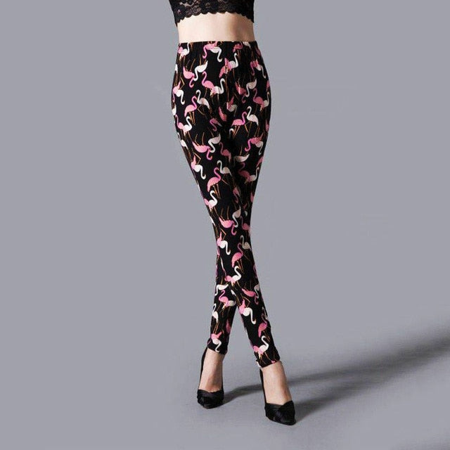 Women Colorful Digital Print Sexy Leggings