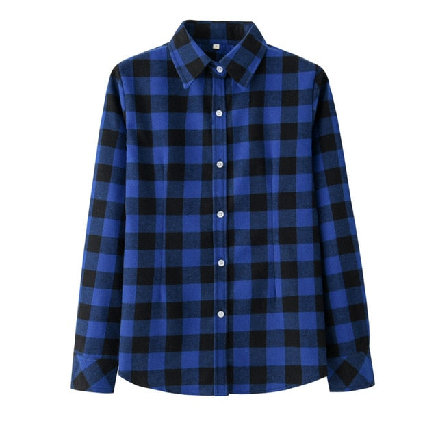 Flannel Casual Long Shirt