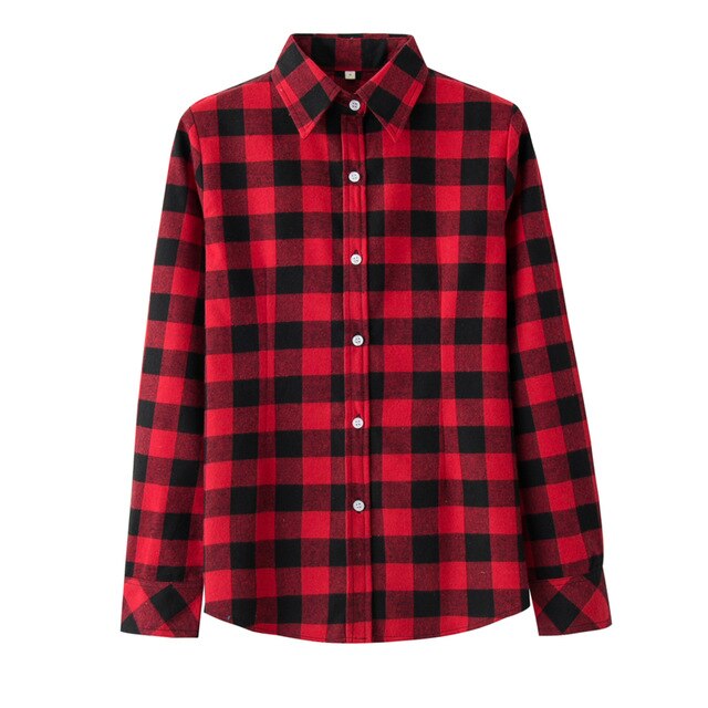 Flannel Casual Long Shirt