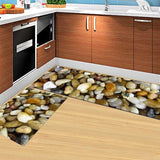Hallway Geometric Bath & Kitchen Mat