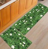 Hallway Geometric Bath & Kitchen Mat