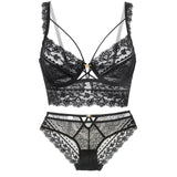 Top Classic Bandage Lingerie Push Up Brassiere Lace Bra