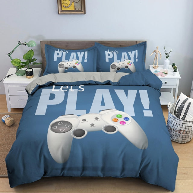 Gaming Themed Bedroom Decor Gamer Comforter