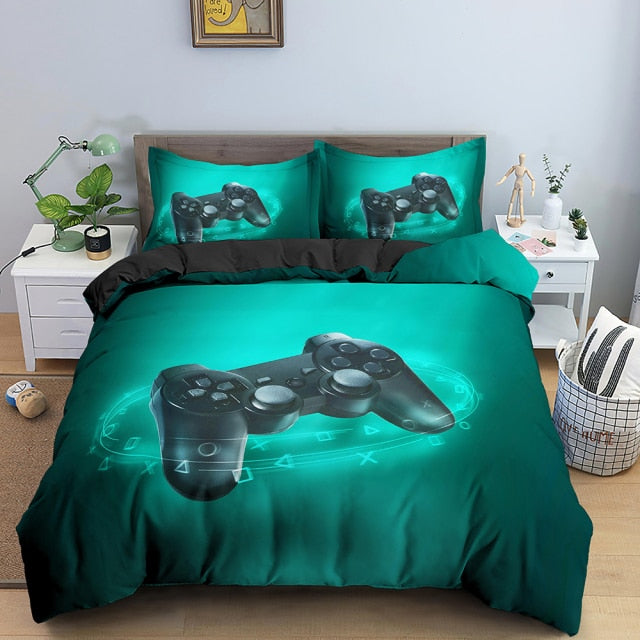 Gaming Themed Bedroom Decor Gamer Comforter