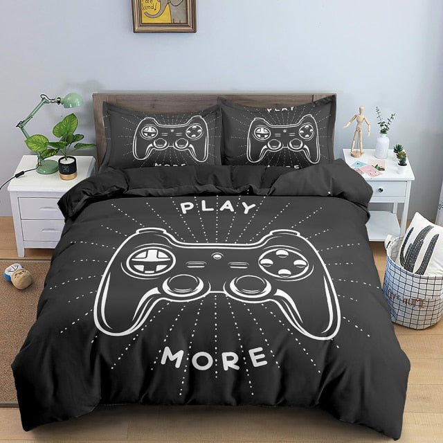 Gaming Themed Bedroom Decor Gamer Comforter