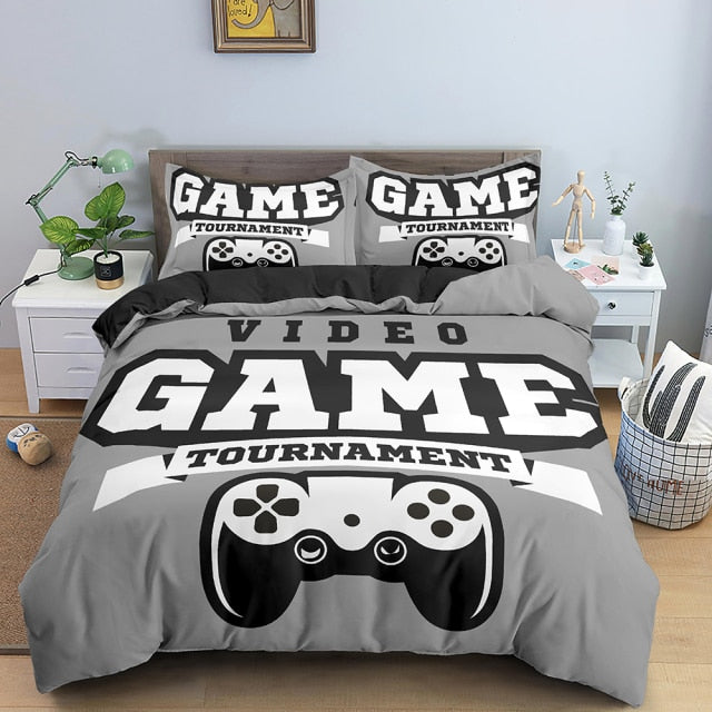 Gaming Themed Bedroom Decor Gamer Comforter