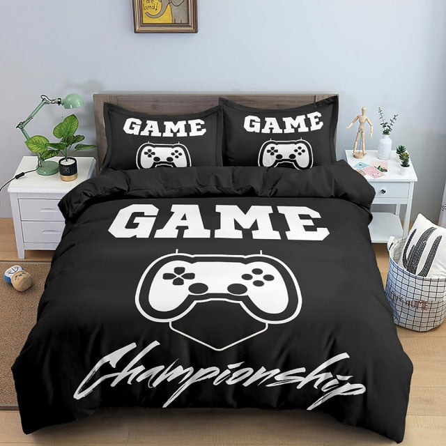 Gaming Themed Bedroom Decor Gamer Comforter