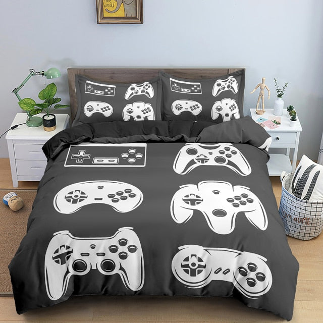 Gaming Themed Bedroom Decor Gamer Comforter