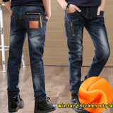 Children Boys Jeans Denim Casual Pencil Jeans