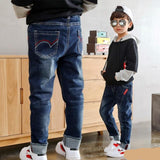 Children Boys Jeans Denim Casual Pencil Jeans