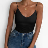 Thin Wild Solid Camis Vest Women Tank Tops