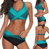 Polka Dots Bathing Suit Push-Up Beach Swimsuit