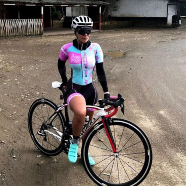 Kafitt Women's Cycling Jumpsuit Triathlon Monkey Lycra Sports Cycling Clothing Lady Ciclismo Biker Shorts Set Wholesale Clothing