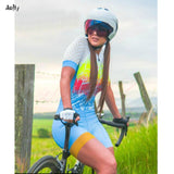 Kafitt Women's Cycling Jumpsuit Triathlon Monkey Lycra Sports Cycling Clothing Lady Ciclismo Biker Shorts Set Wholesale Clothing