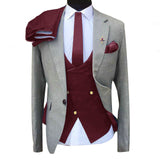 Terno 3 Pieces Custom Made Classic Suits
