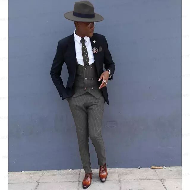Terno 3 Pieces Custom Made Classic Suits