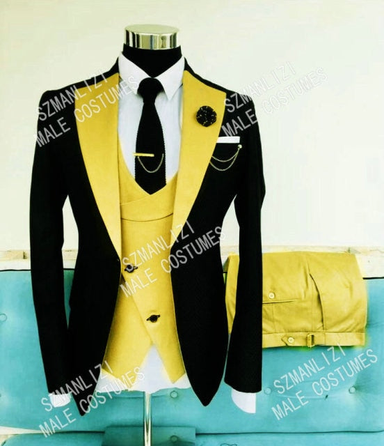 Terno 3 Pieces Custom Made Classic Suits