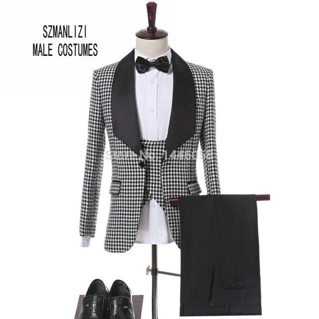 Terno 3 Pieces Custom Made Classic Suits