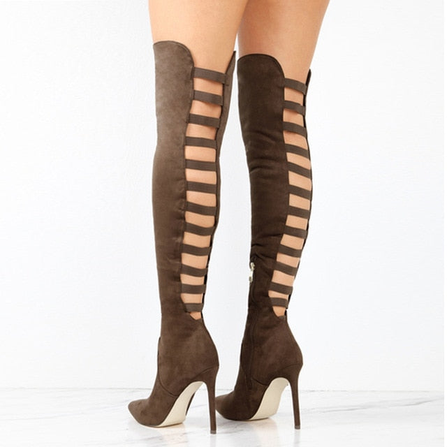 Heels Shoes Thigh High Heel Boots