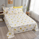 100%Cotton Bed Sheet Single Size Kids Bed Linen Pure Cotton