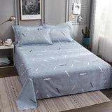 100%Cotton Bed Sheet Single Size Kids Bed Linen Pure Cotton