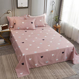 100%Cotton Bed Sheet Single Size Kids Bed Linen Pure Cotton