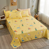 100%Cotton Bed Sheet Single Size Kids Bed Linen Pure Cotton