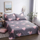 100%Cotton Bed Sheet Single Size Kids Bed Linen Pure Cotton