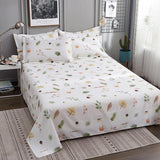 100%Cotton Bed Sheet Single Size Kids Bed Linen Pure Cotton