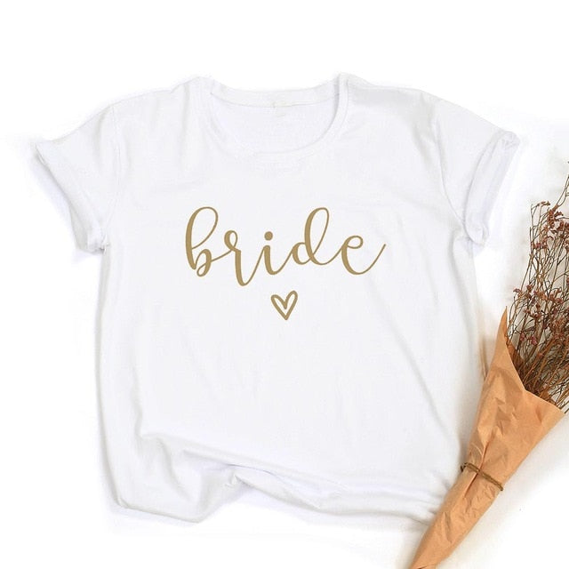 Team Bride Print Women T-shirt