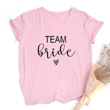 Team Bride Print Women T-shirt