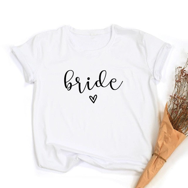 Team Bride Print Women T-shirt