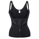 Waist Trainer Corset Zipper Vest Body Shaper Cincher Tank Top