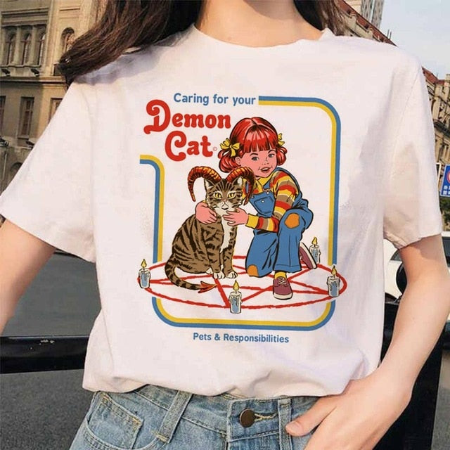 Scary Cartoon Women's Tee Shirt