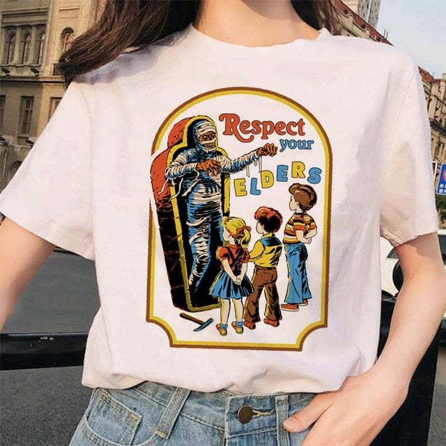 Scary Cartoon Women's Tee Shirt