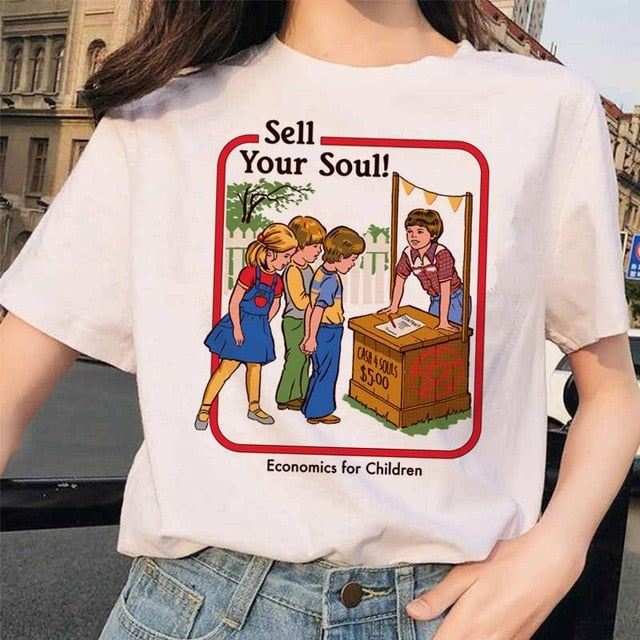 Scary Cartoon Women's Tee Shirt