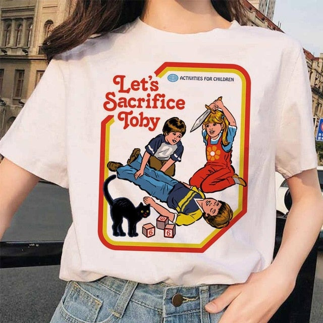 Scary Cartoon Women's Tee Shirt