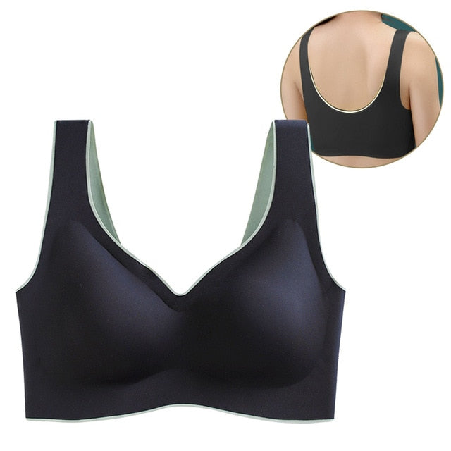 Latex Push Up Bra Seamless Bra