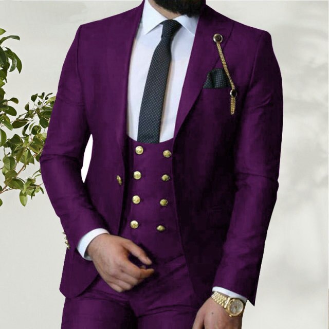 Homme Italian Prom Tuxedos Groomsmen Blazer For Wedding