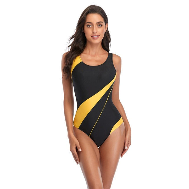 Swimsuit Closed Swimwear Push Up Beach Pool Bather