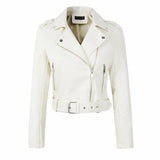 2021 New Women Autumn Winter Faux Soft Leather Jackets