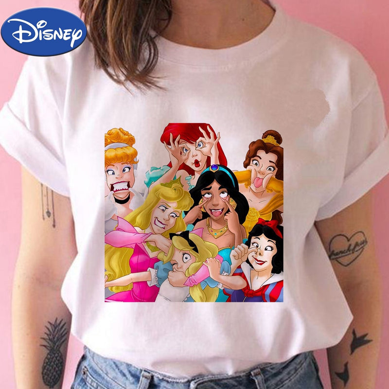 Cute Cartoon T Shirt Funny Princess