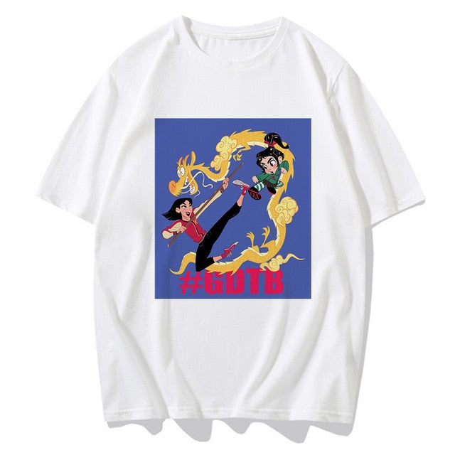 Cute Cartoon T Shirt Funny Princess