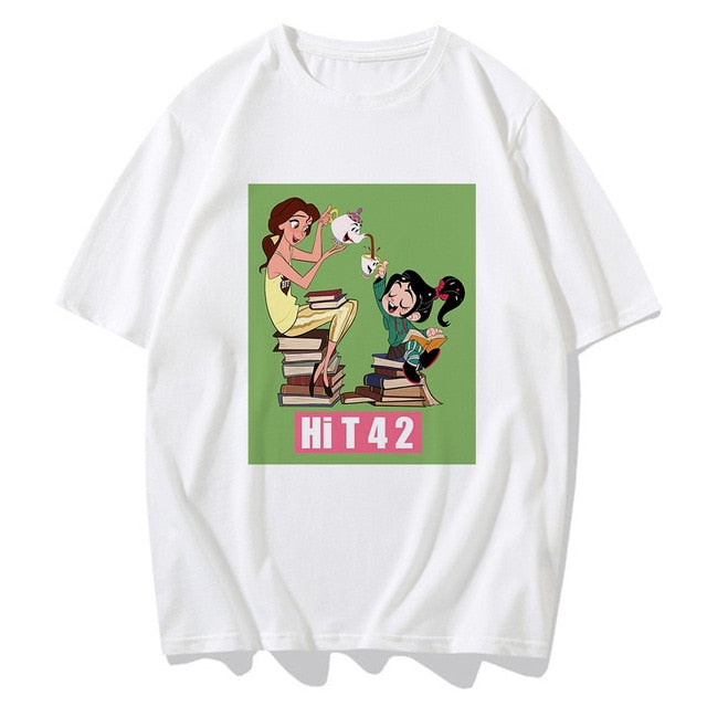 Cute Cartoon T Shirt Funny Princess