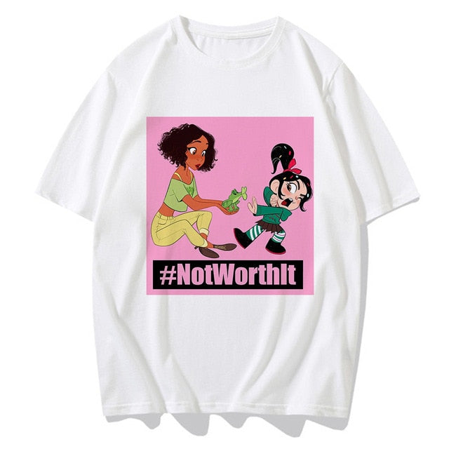 Cute Cartoon T Shirt Funny Princess
