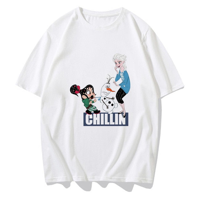 Cute Cartoon T Shirt Funny Princess
