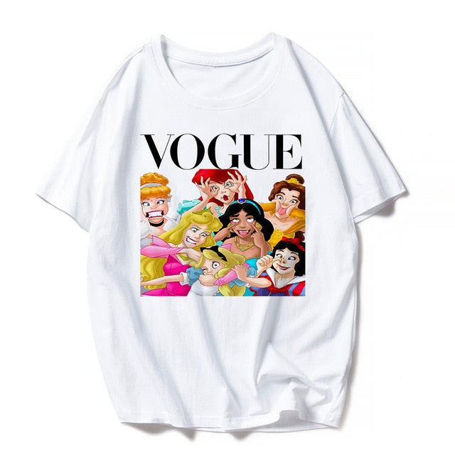 Cute Cartoon T Shirt Funny Princess
