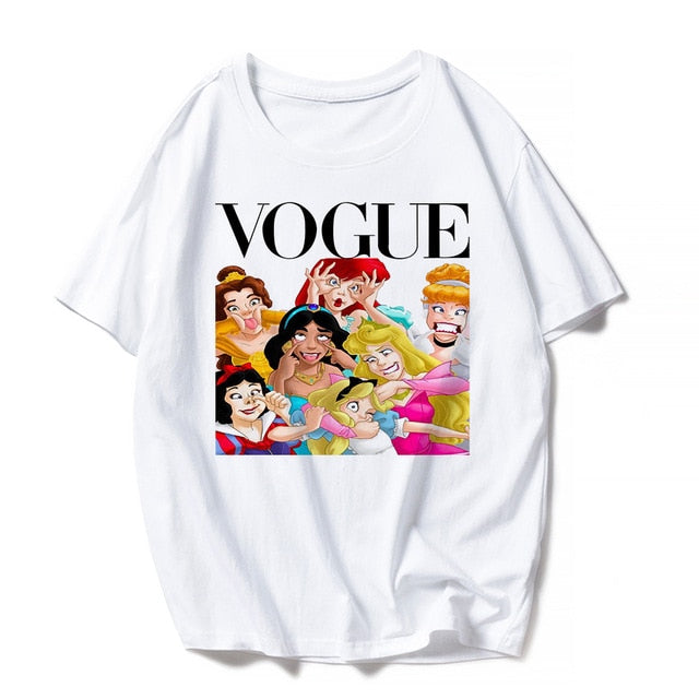 Cute Cartoon T Shirt Funny Princess