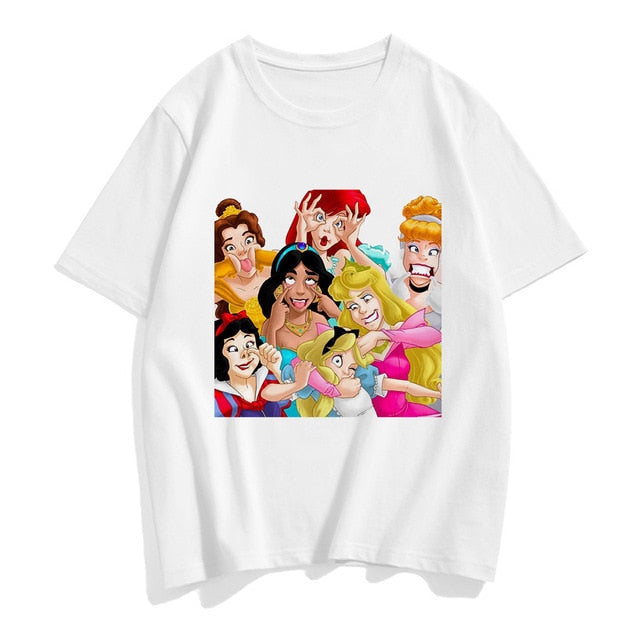 Cute Cartoon T Shirt Funny Princess