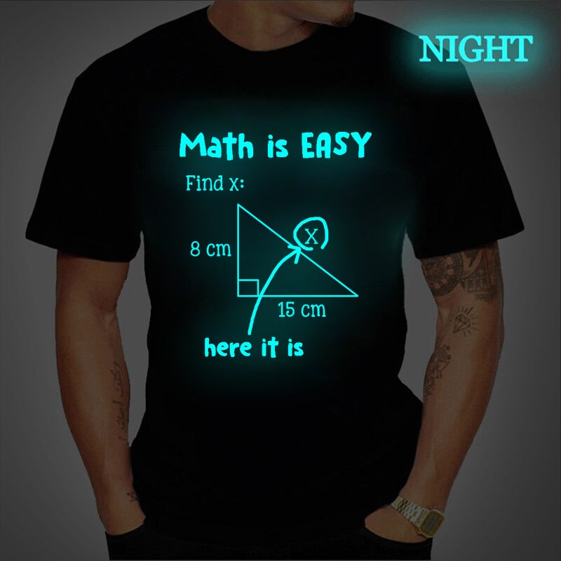 Math Is Easy Here Streetwear T-shirt